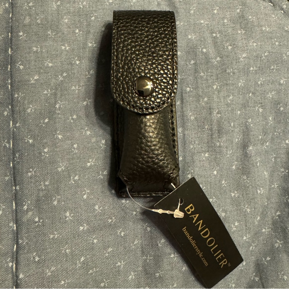 Bandolier lipstick pouch